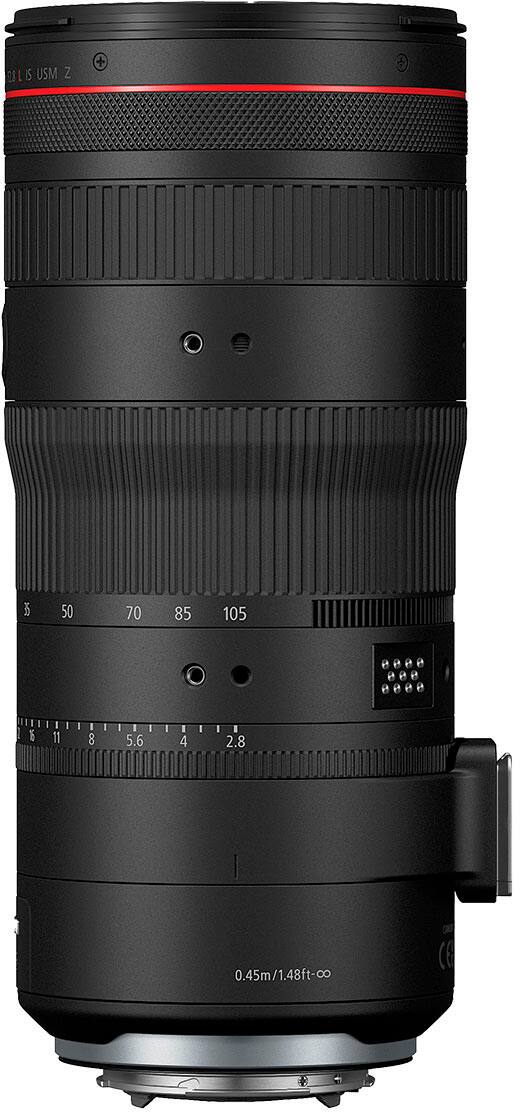 Back. Canon - RF24-105mm F2.8 L IS USM Z Standard Zoom Lens for EOS R-Series Cameras - Black.