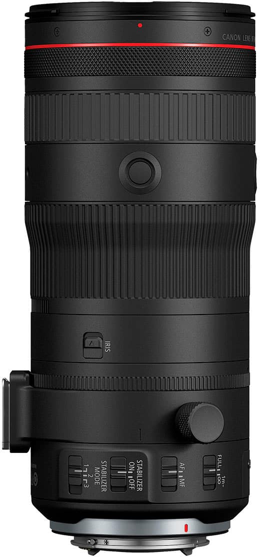 Left. Canon - RF24-105mm F2.8 L IS USM Z Standard Zoom Lens for EOS R-Series Cameras - Black.