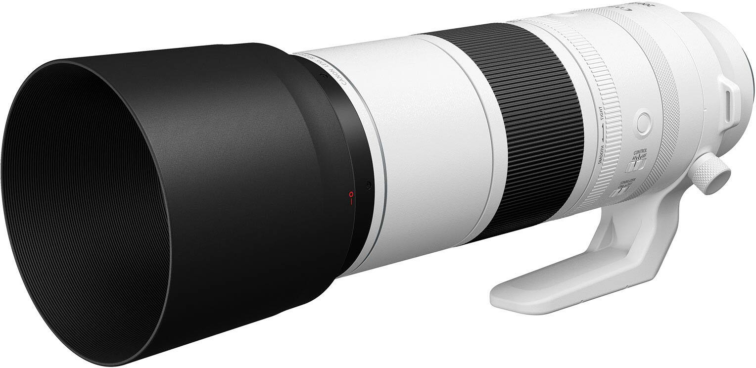 Back. Canon - RF200-800mm F6.3-9 IS USM Telephoto Zoom Lens for EOS R-Series Cameras - White.