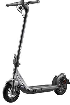 Front. NIU - KQi Air Carbon Fiber Foldable Electric Kick Scooter w/ 31 mi Range & 20mph Max Speed - Black.