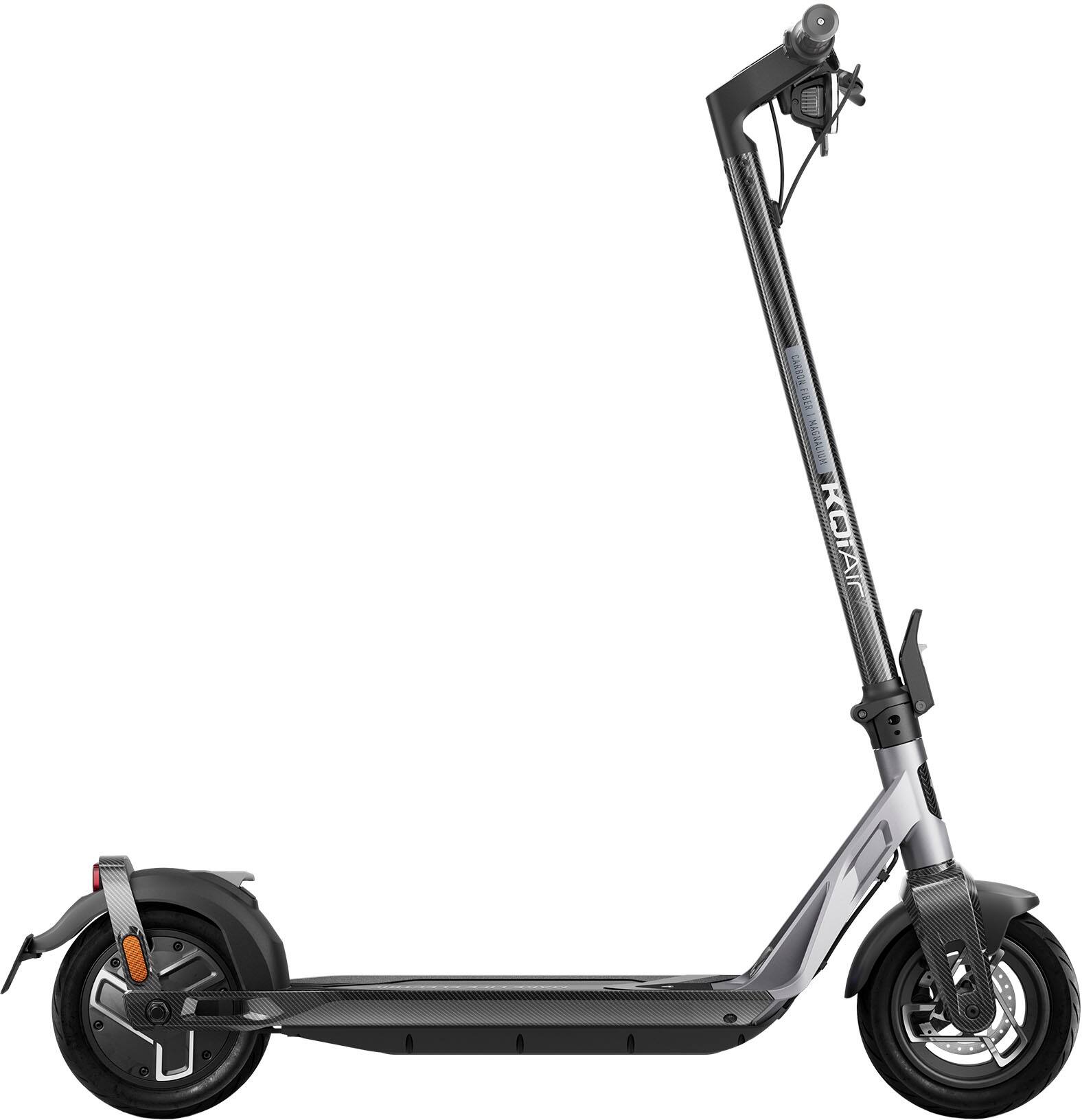 Alt View 11. NIU - KQi Air Carbon Fiber Foldable Electric Kick Scooter w/ 31 mi Range & 20mph Max Speed - Black.