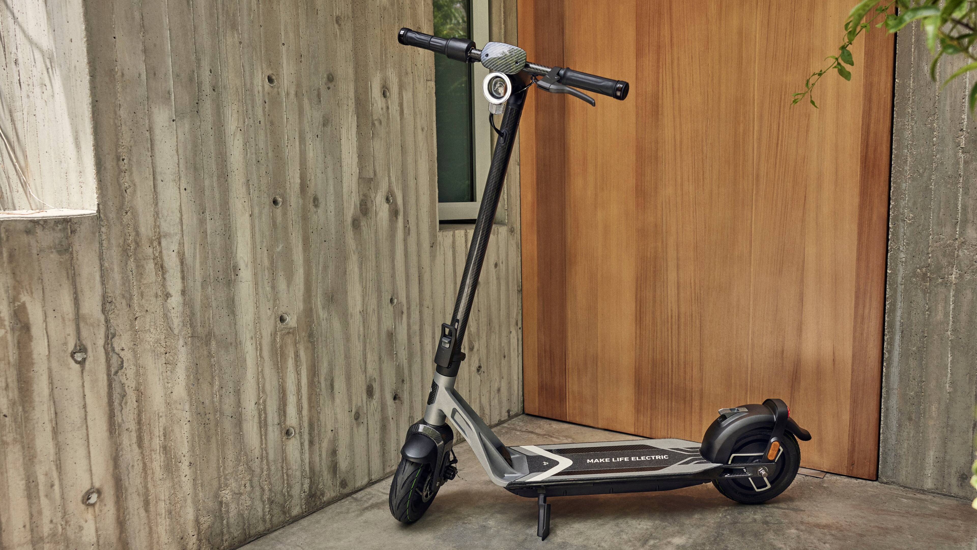 Alt View 14. NIU - KQi Air Carbon Fiber Foldable Electric Kick Scooter w/ 31 mi Range & 20mph Max Speed - Black.