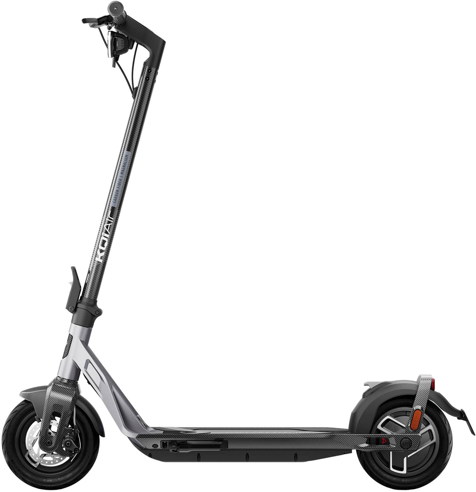 Left. NIU - KQi Air Carbon Fiber Foldable Electric Kick Scooter w/ 31 mi Range & 20mph Max Speed - Black.