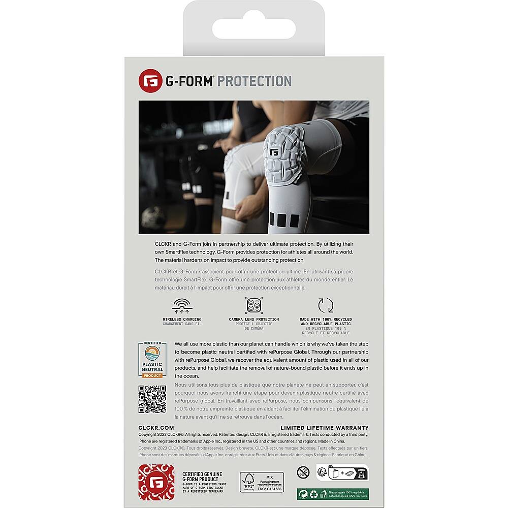 Alt View 11. CLCKR - G-Form Protection Carbon MagSafe Case for Apple iPhone 15 Pro Max 6.7" - Black/Grey.