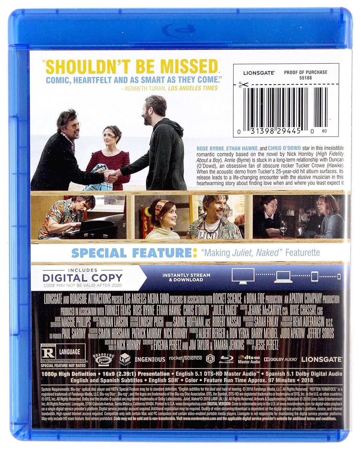 Alt View 1. Juliet, Naked   - BLU-RAY.