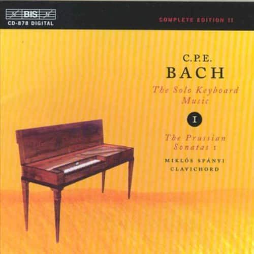 C.P.E. Bach - Solo Keyboard Music 1   - COMPACT DISCS [CD] price history on PriceWatchPro