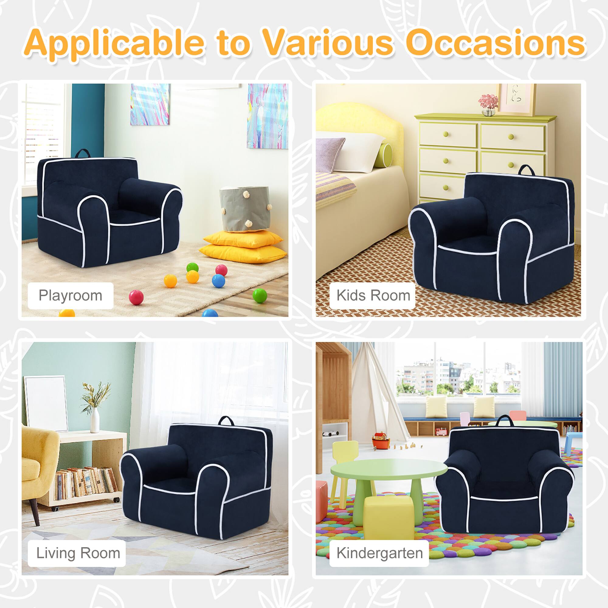 Applicable to Various Occasions

- Playroom
- Kids Room
- Living Room
- Kindergarten