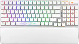 ASUS - ROG Strix Scope II 96 Full Size Wireless Mechanical Gaming Keyboard with Hot-Swappable ROG NX Snow Switches - White