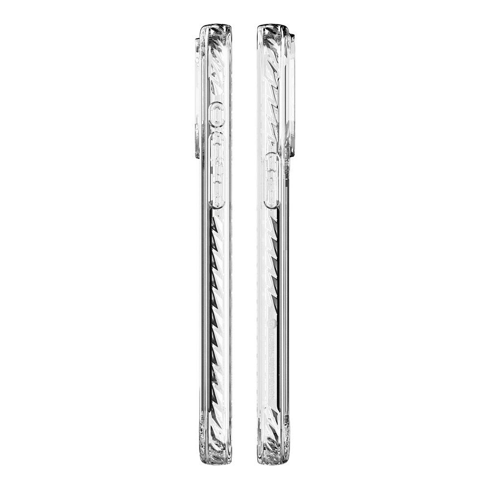 Alt View 2. CLCKR - G-Form Protection Diamond Non-MagSafe Case for Apple iPhone 15 Pro Max 6.7" - Clear.