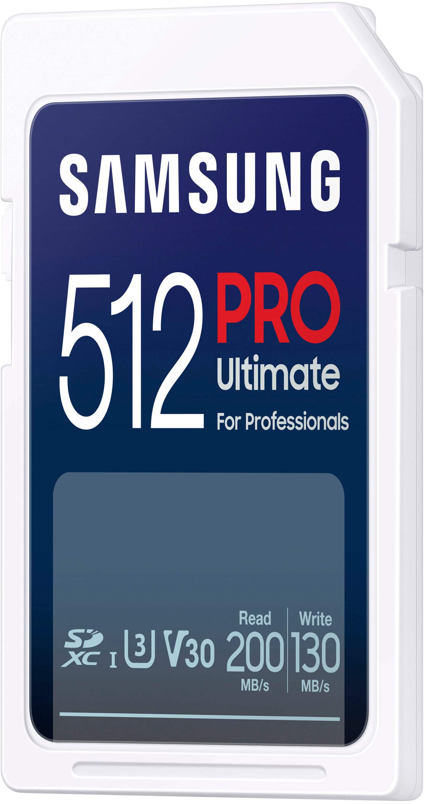 Alt View 12. Samsung - Pro Ultimate 512GB SDXC Memory Card - Blue.