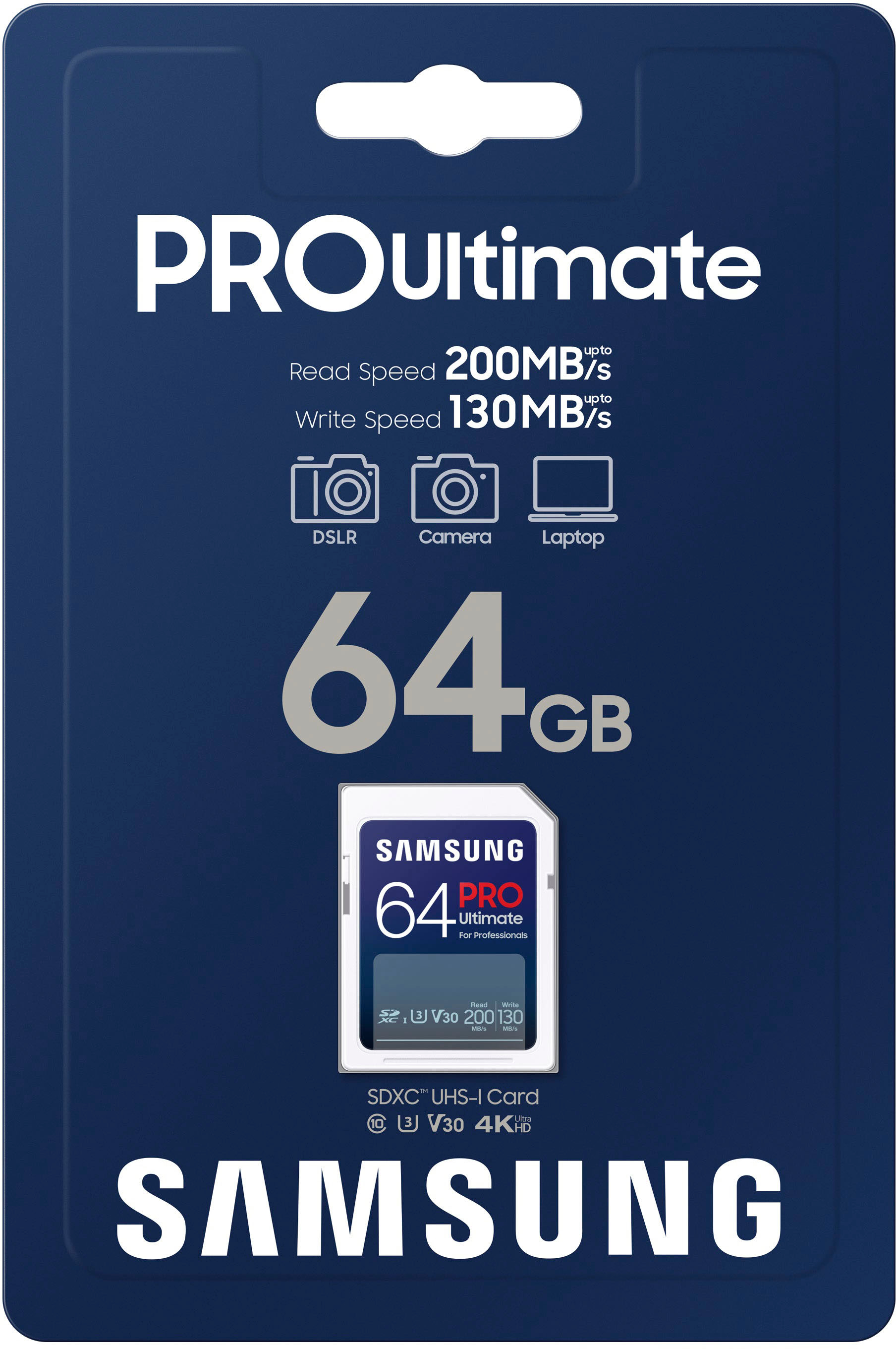 PRO Ultimate + Reader Full Size SDXC Card 64GB