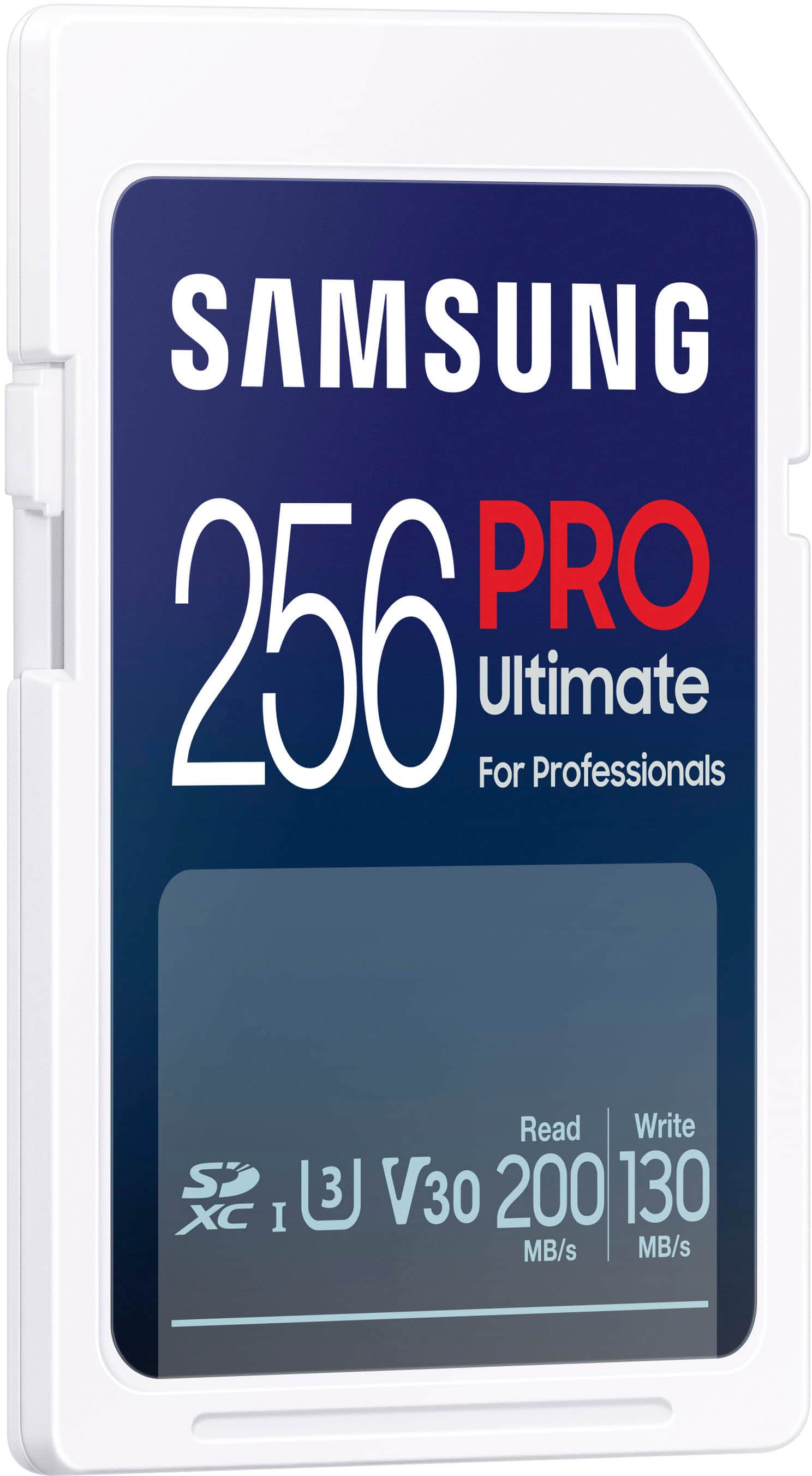 Alt View 11. Samsung - Pro Ultimate 256GB SDXC Memory Card - Blue.