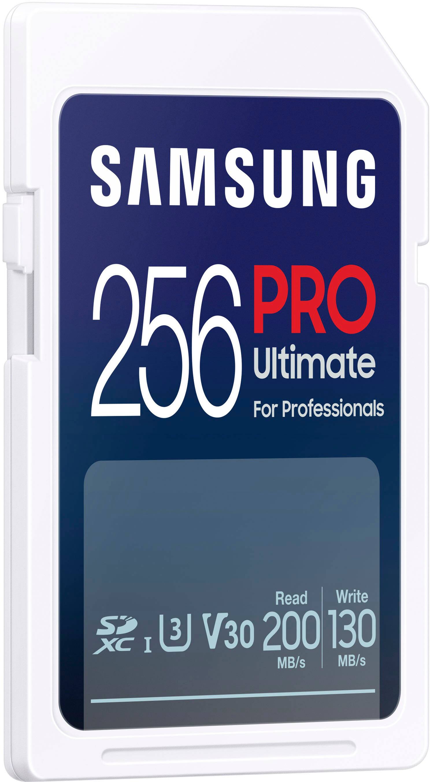 Alt View 11. Samsung - Pro Ultimate 256GB SDXC Memory Card - Blue.