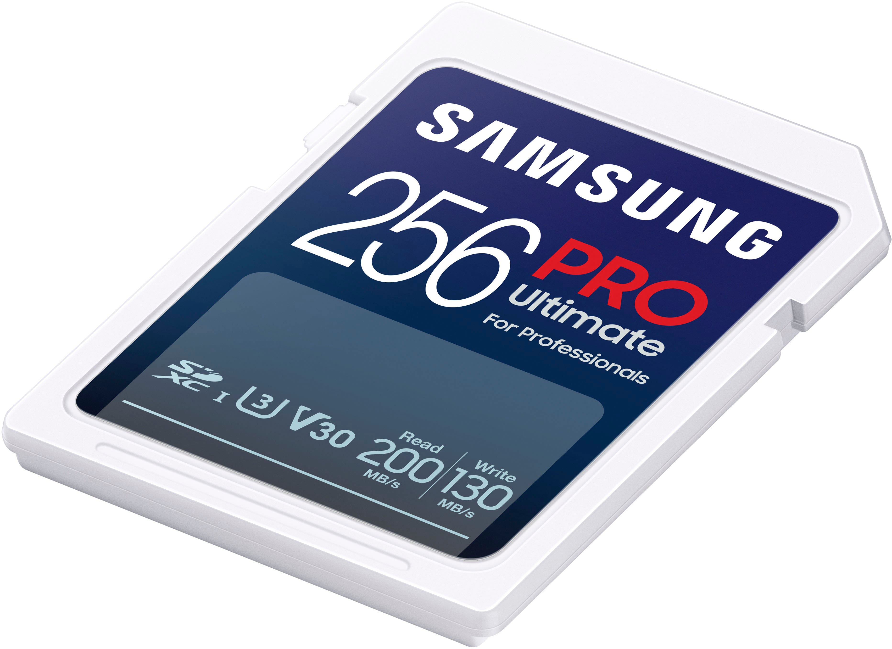 Alt View 13. Samsung - Pro Ultimate 256GB SDXC Memory Card - Blue.