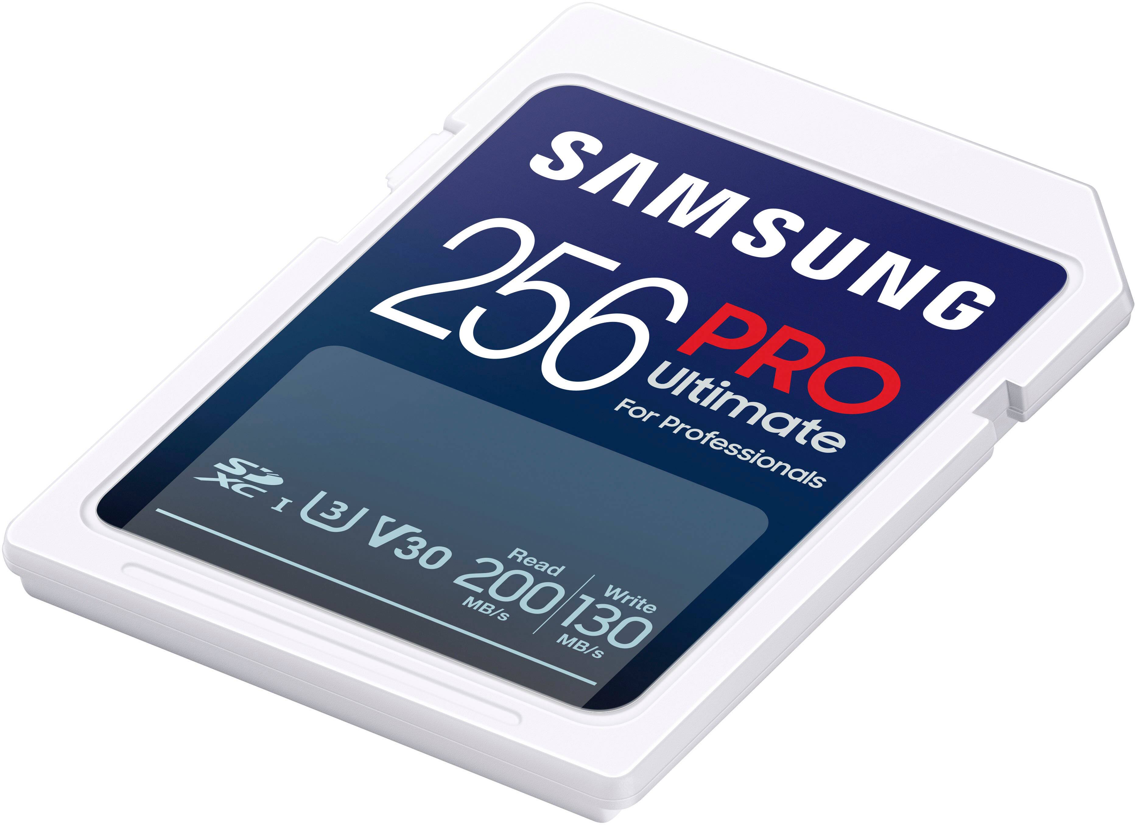 Alt View 13. Samsung - Pro Ultimate 256GB SDXC Memory Card - Blue.