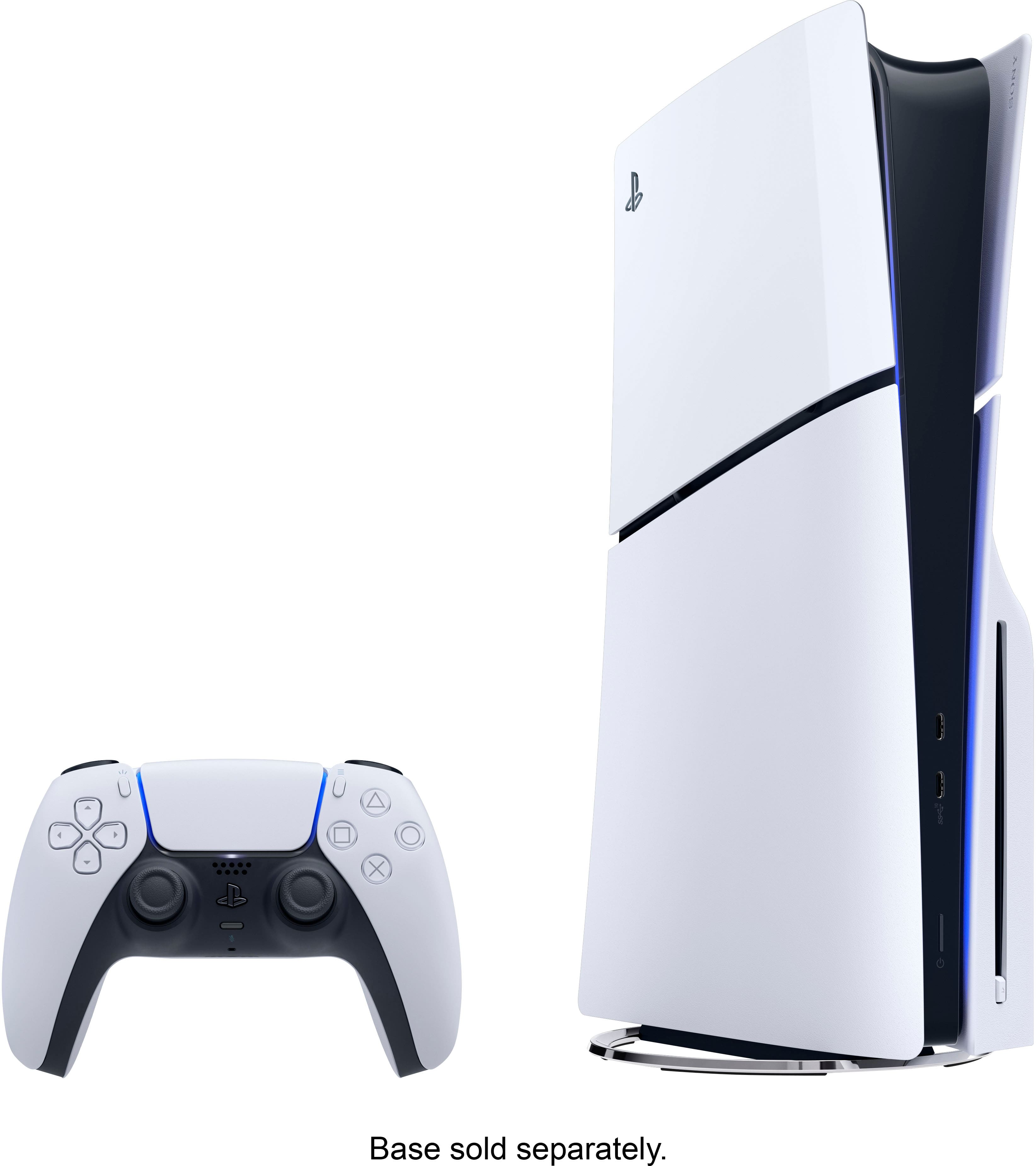 Angle View: Insignia™ - Dual Controller Charging Station for PlayStation 5 - Black/White