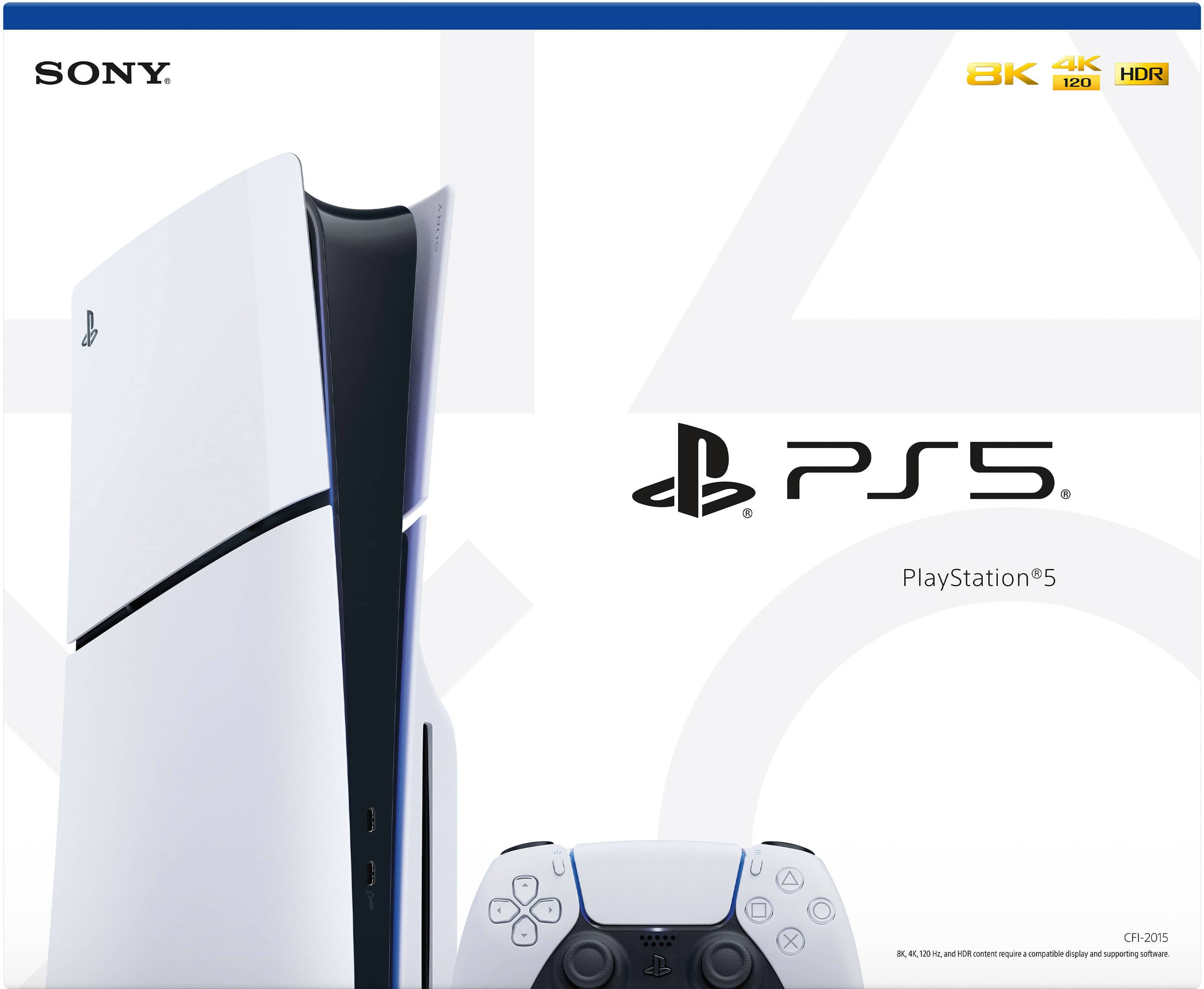 PS5 PlayStation 5 Slim Sony CFI-2000A CFI-2000B 1TB Console & Stand  CFI-ZVS1 NEW