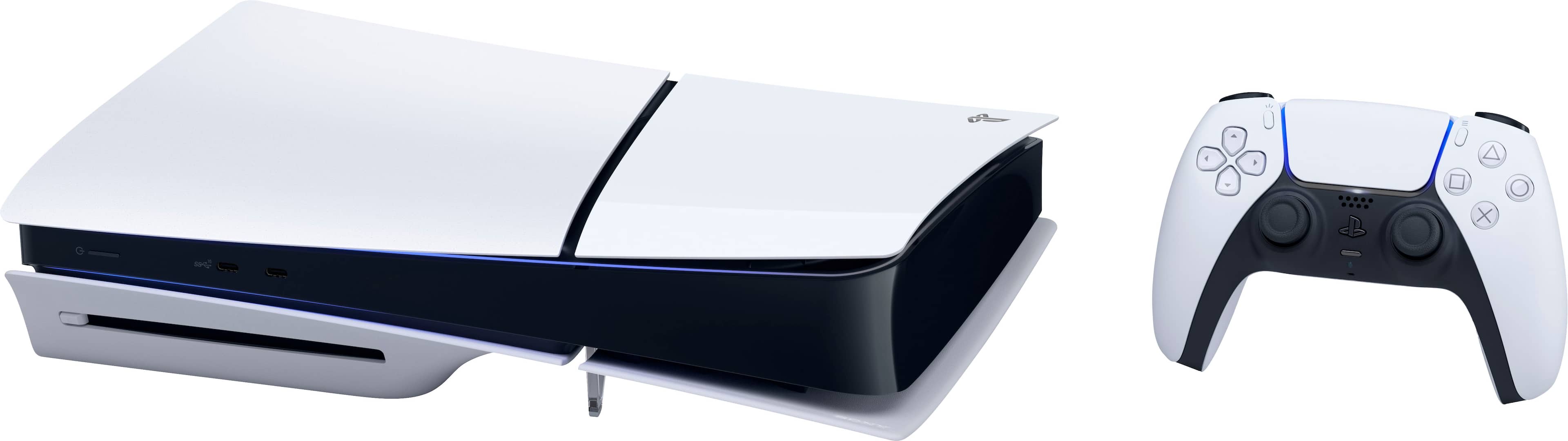 Back. Sony Interactive Entertainment - PlayStation 5 Slim Console - White.