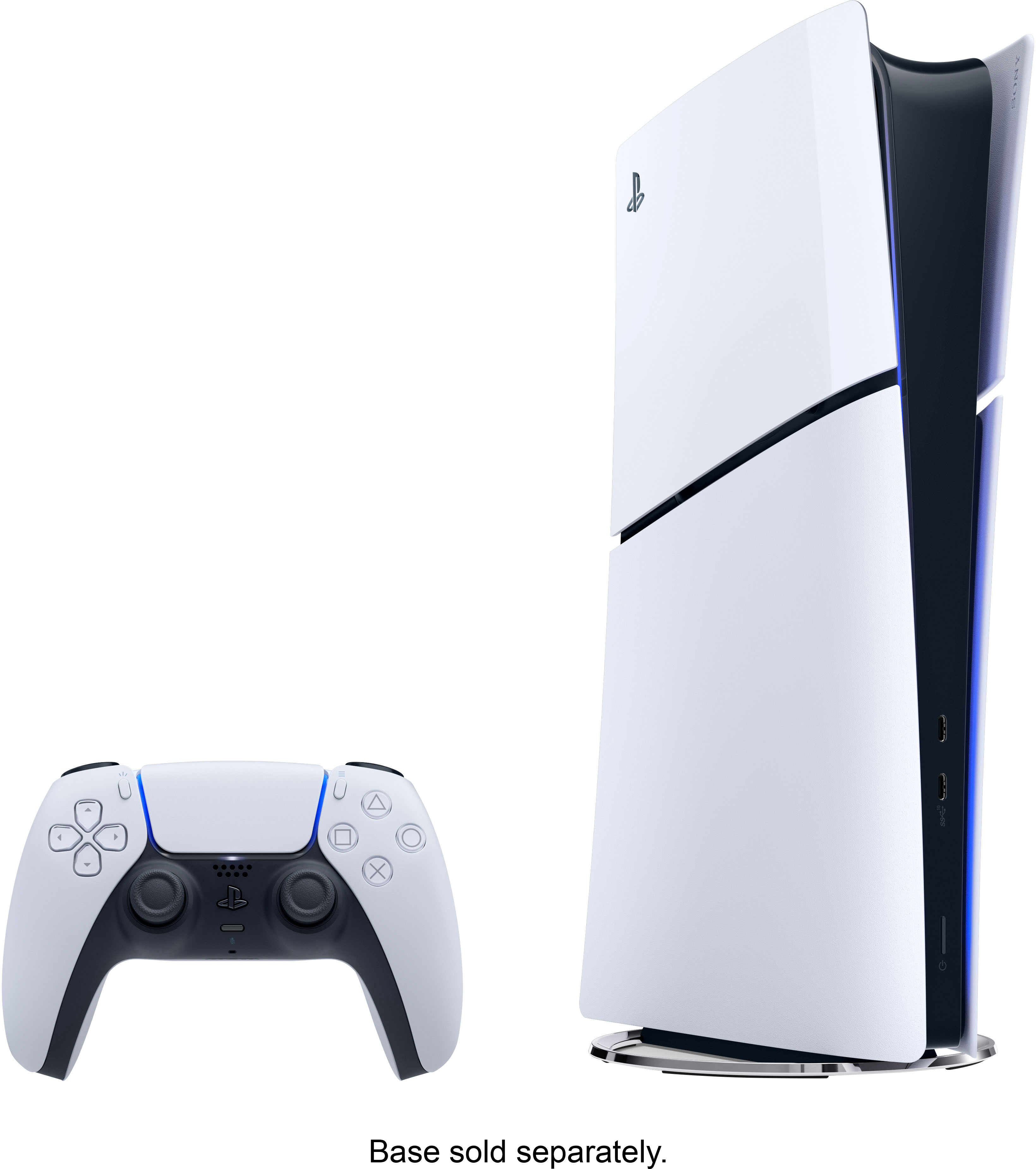 Angle View: Sony Interactive Entertainment - PlayStation 5 Slim Console Digital Edition - White