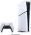 Angle. Sony Interactive Entertainment - PlayStation 5 Slim Console Digital Edition - White.