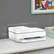 Alt View 1. HP - ENVY 6455e Wireless All-In-One Inkjet Printer - Refurbished - White.