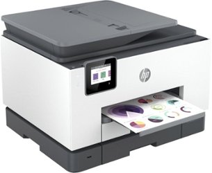 HP - OfficeJet Pro 9025e Wireless All-In-One Inkjet Printer - Refurbished - White - Angle_Zoom