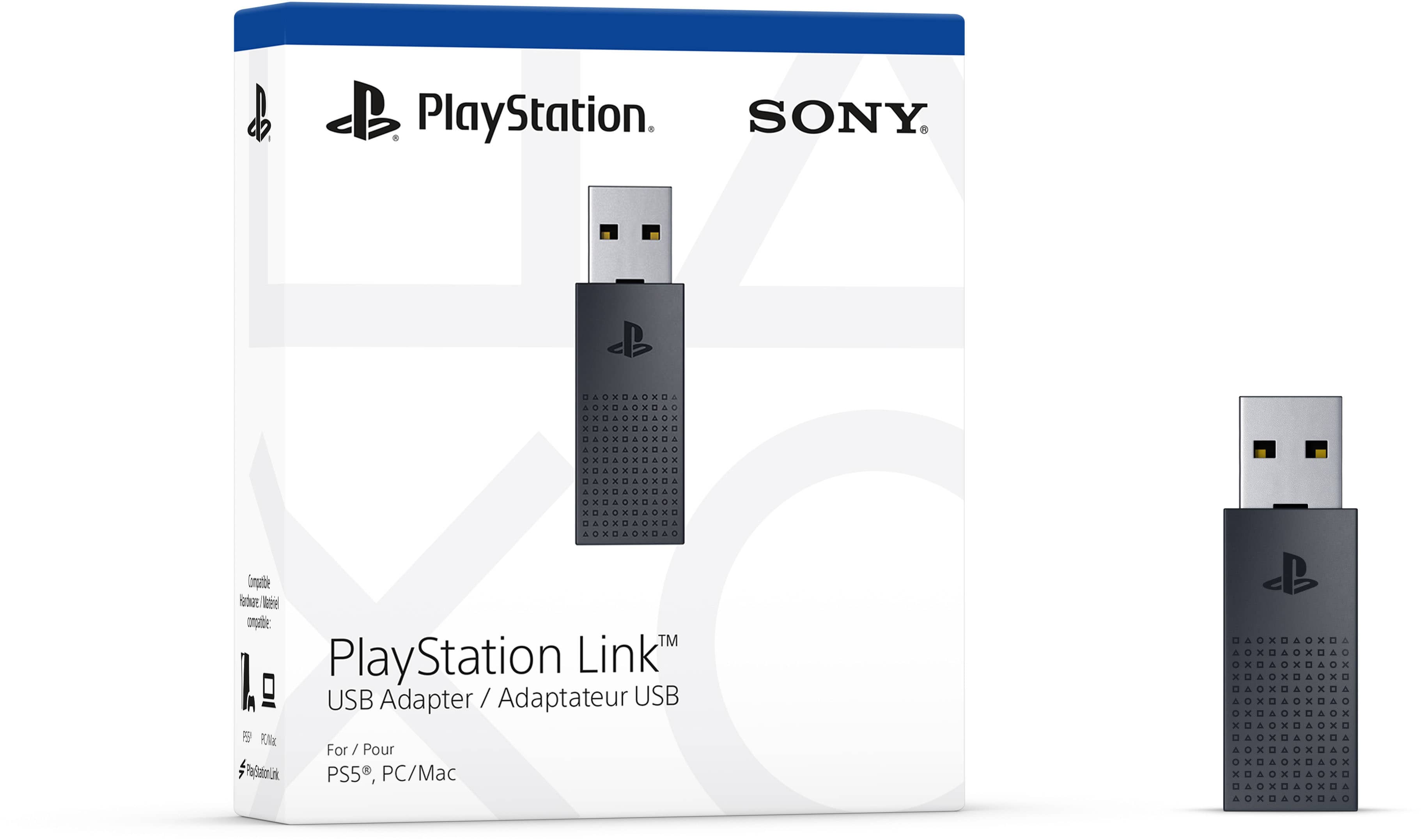 Angle. Sony - PlayStation Link USB Adapter - Black.