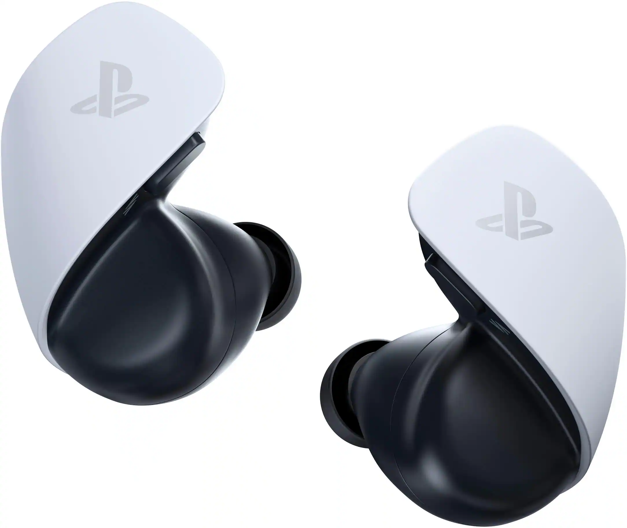 Front. Sony - PULSE Explore Wireless Gaming Earbuds - for PS5 - White.