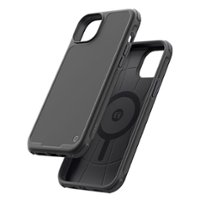 CLCKR - Carbon MagSafe Case for Apple iPhone 15 Plus 6.7" - Black/Grey - Front_Zoom