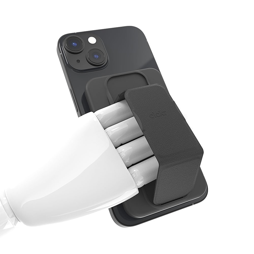 Alt View 13. CLCKR - MagSafe Wallet Stand & Grip - Black.