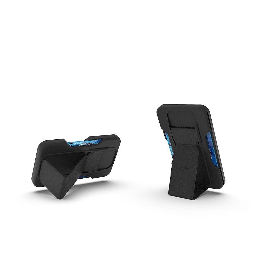 Alt View 14. CLCKR - MagSafe Wallet Stand & Grip - Black.