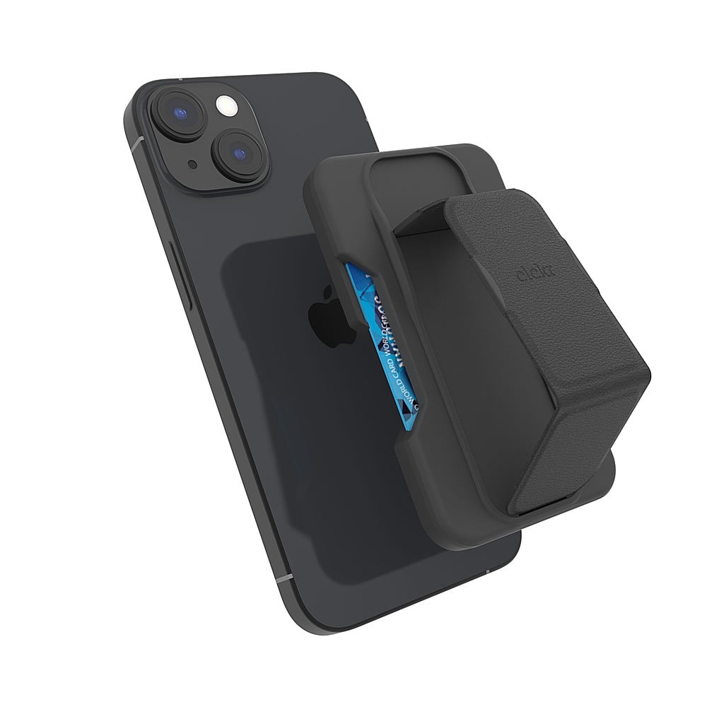 Alt View 18. CLCKR - MagSafe Wallet Stand & Grip - Black.