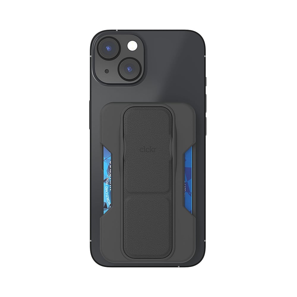 Alt View 23. CLCKR - MagSafe Wallet Stand & Grip - Black.