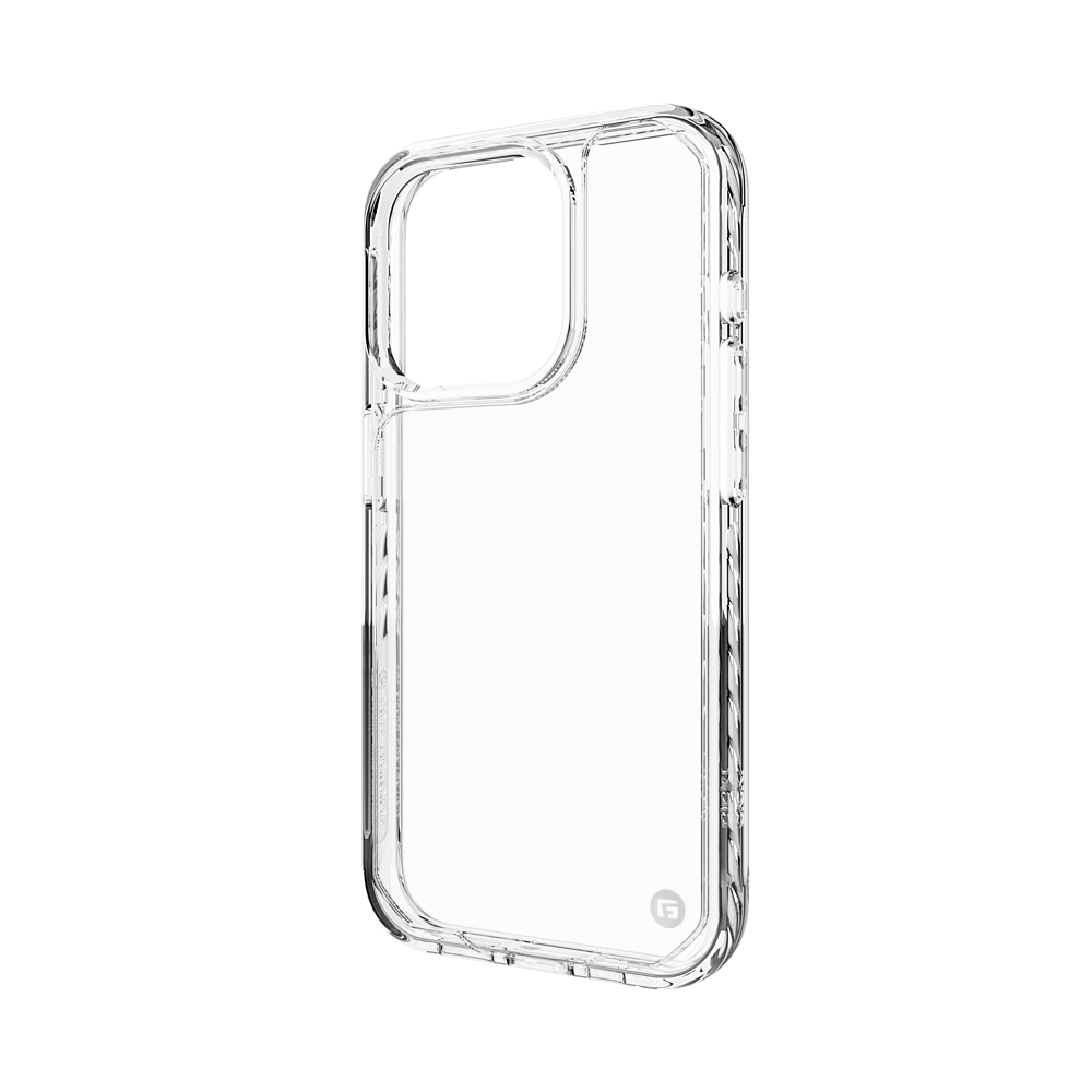Alt View 1. CLCKR - G-Form Protection Diamond Non-MagSafe Case for Apple iPhone 15 Pro 6.1" - Clear.