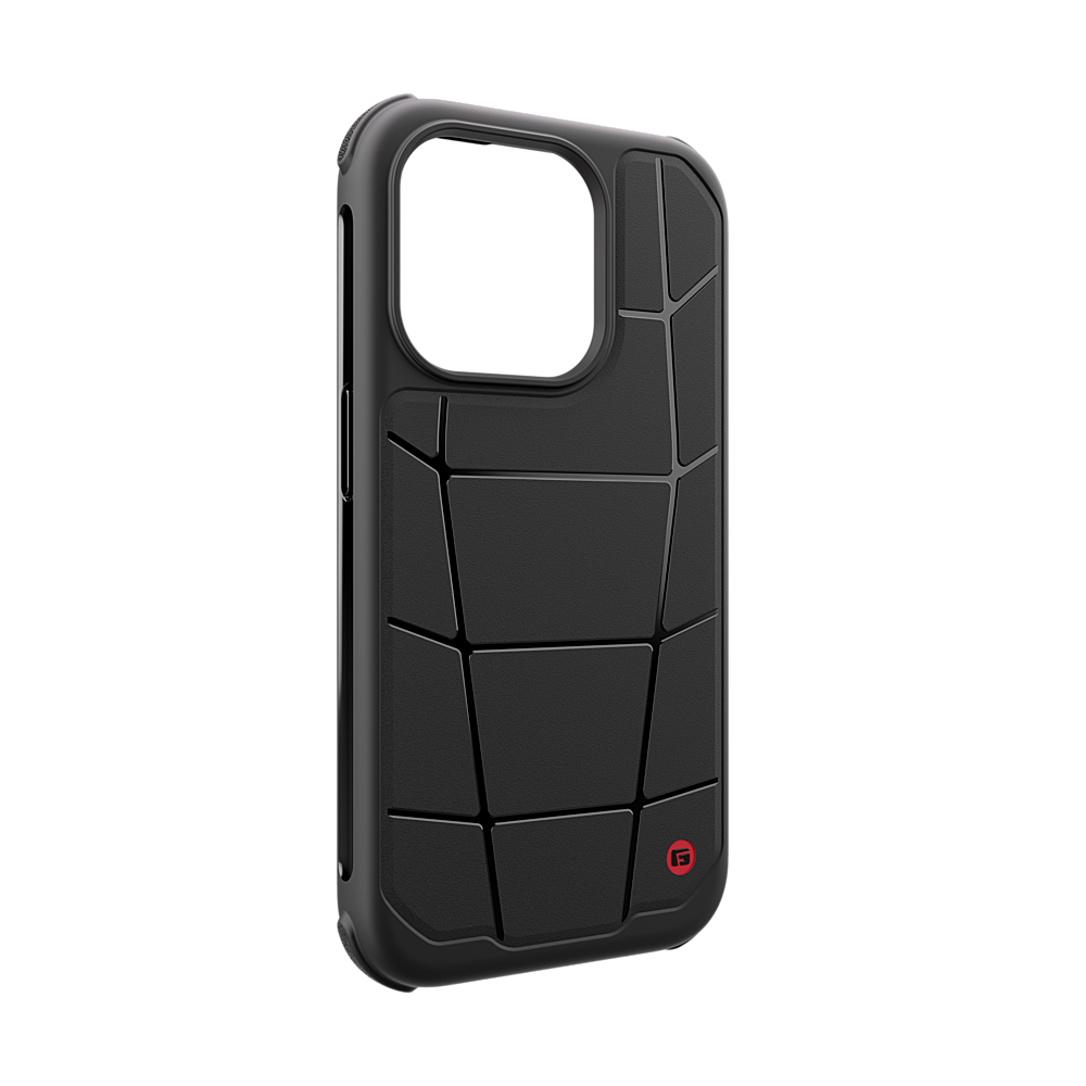 Alt View 1. CLCKR - G-Form Protection Force MagSafe Case for Apple iPhone 15 Pro 6.1" - Black/Red.