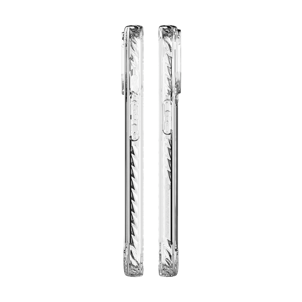 Alt View 2. CLCKR - G-Form Protection Diamond Non-MagSafe Case for Apple iPhone 15 6.1" - Clear.