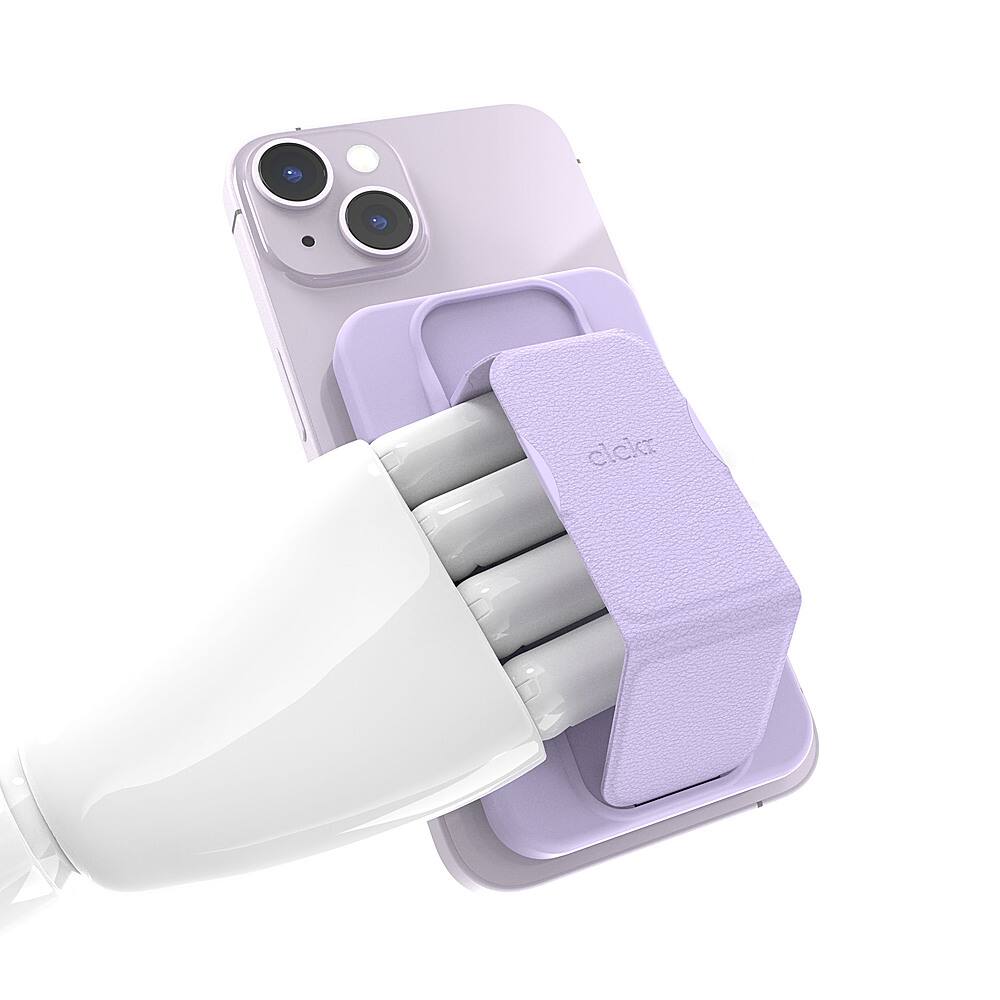 Alt View 12. CLCKR - MagSafe Wallet Stand & Grip - Purple.