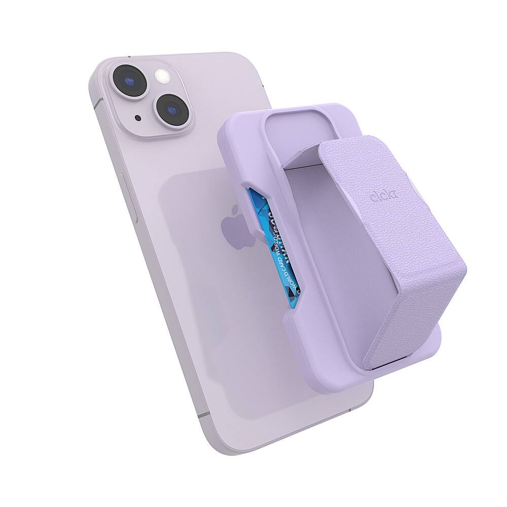 Alt View 18. CLCKR - MagSafe Wallet Stand & Grip - Purple.