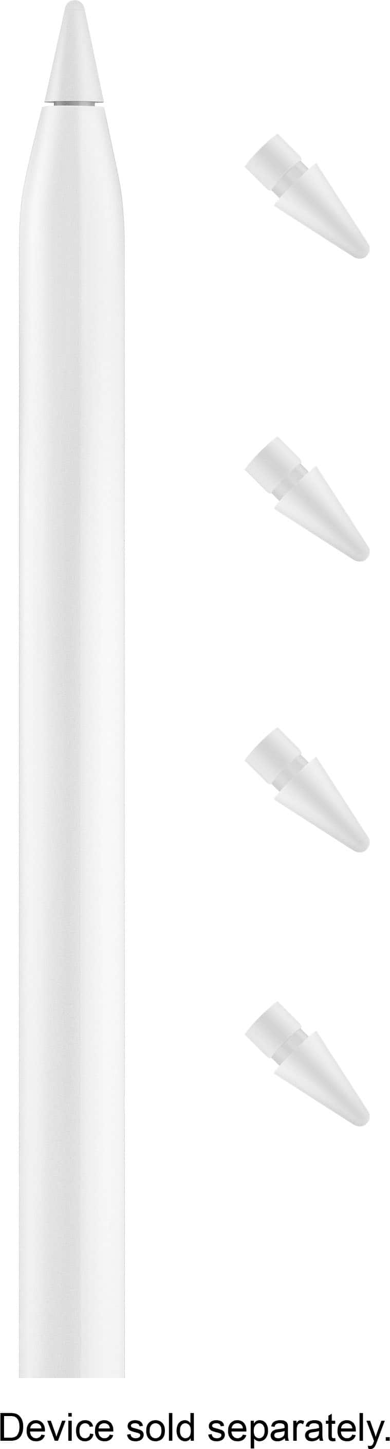 Alt View 19. Insignia™ - Replacement Tips for Apple Pencil 1st Generation, 2nd Generation, and Insignia Active Stylus (4-Pack) - White.