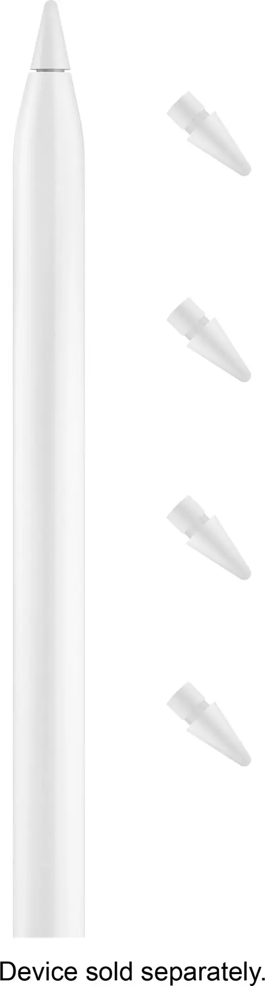 Alt View 19. Insignia™ - Replacement Tips for Apple Pencil 1st Generation, 2nd Generation, and Insignia Active Stylus (4-Pack) - White.