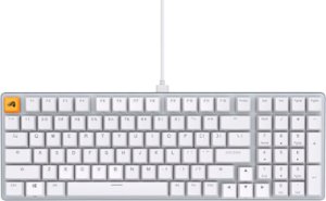 Glorious - GMMK 2 Prebuilt 96% Full Size Wired  Mechanical Linear Switch Gaming Keyboard with Hotswappable Switches - White - Front_Zoom