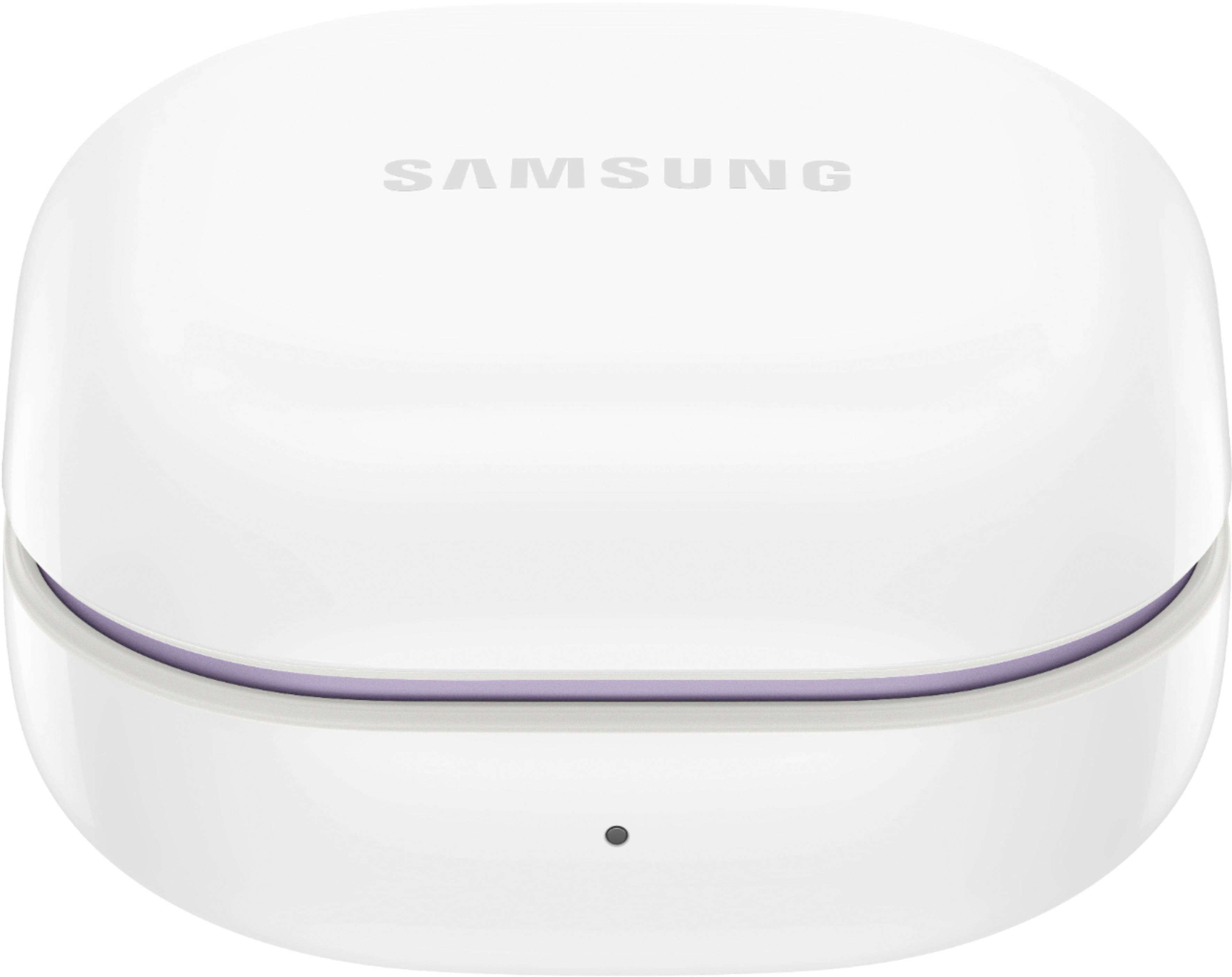 Alt View 17. Samsung - Geek Squad Certified Refurbished Galaxy Buds2 True Wireless Earbud Headphones - Lavender.