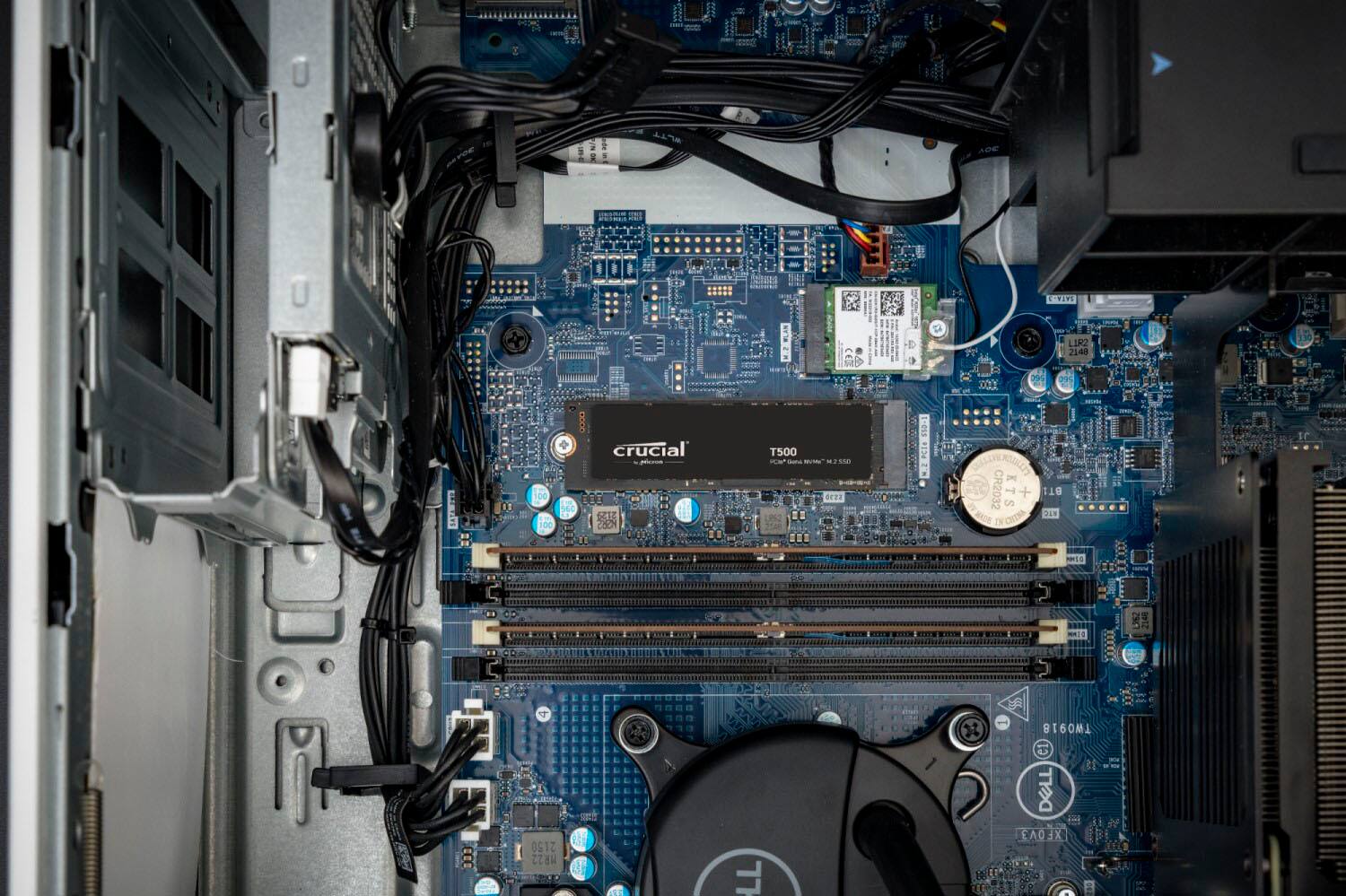 Crucial by Micron PCle T500 Gen4 NVMe M.2 SSD Upgrade mode: Faster Elevate your system's performance with the high-speed Crucial T500 Gen4 SSD