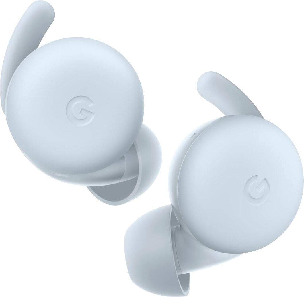 Alt View 11. Google - Geek Squad Certified Refurbished Pixel Buds A-Series True Wireless In-Ear Headphones - Sea.