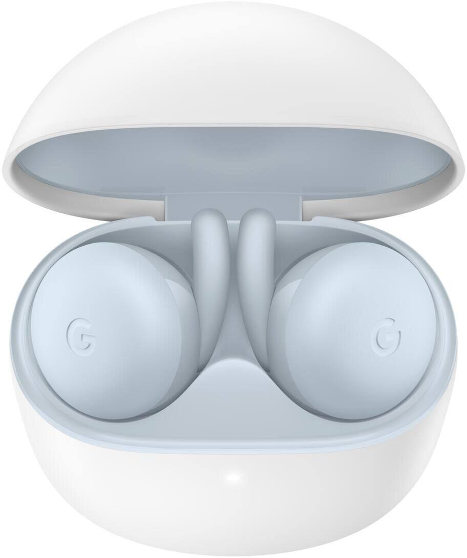 Alt View 15. Google - Geek Squad Certified Refurbished Pixel Buds A-Series True Wireless In-Ear Headphones - Sea.