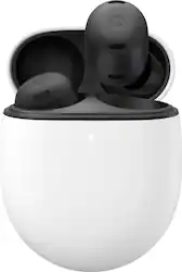 Google - Geek Squad Certified Refurbished Pixel Buds Pro True Wireless Noise Cancelling Earbuds - Charcoal - Front_Zoom