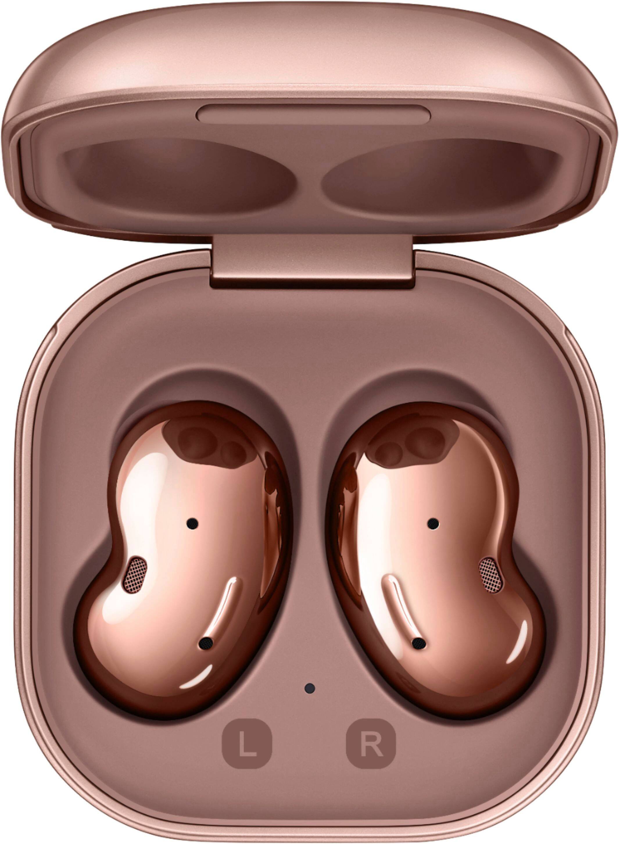 Alt View 16. Samsung - Geek Squad Certified Refurbished Galaxy Buds Live True Wireless Earbud Headphones - Bronze.