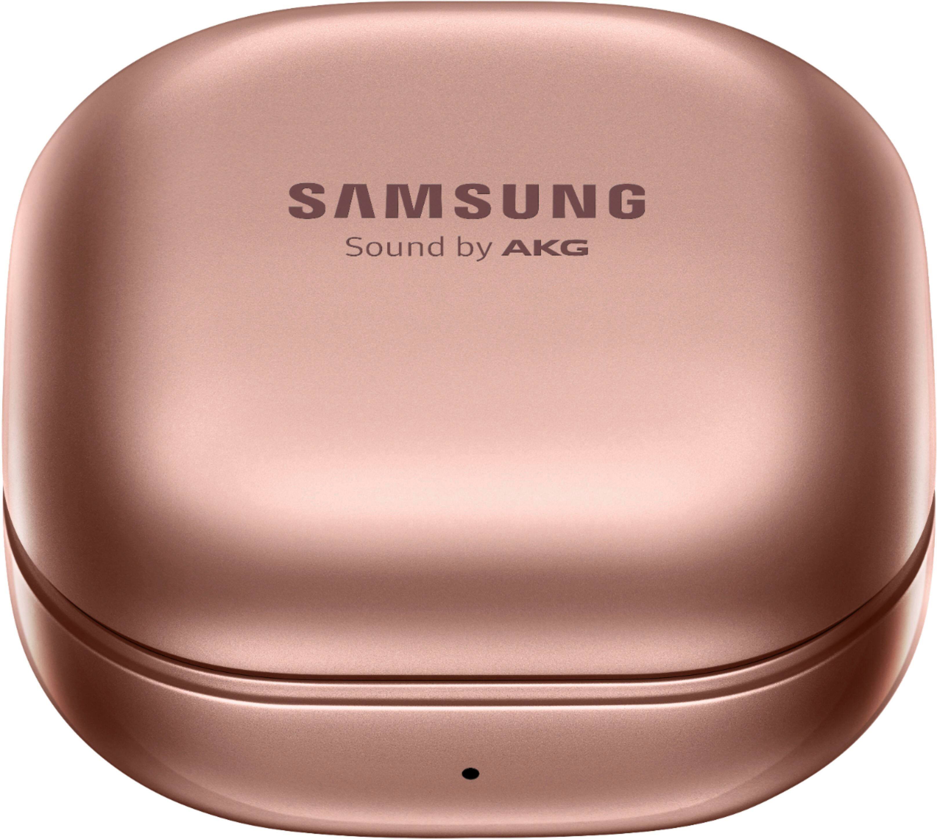 Alt View 18. Samsung - Geek Squad Certified Refurbished Galaxy Buds Live True Wireless Earbud Headphones - Bronze.