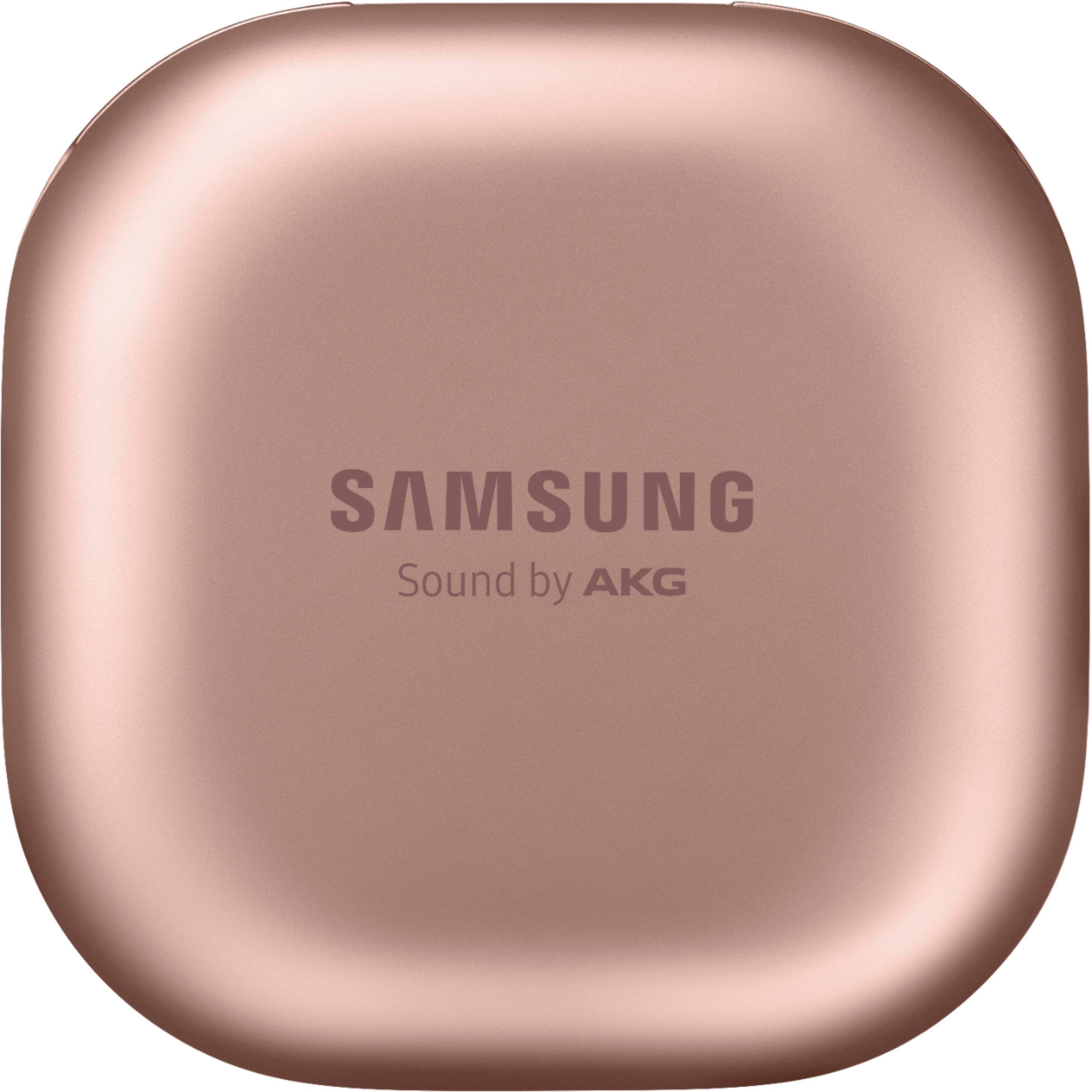 Alt View 19. Samsung - Geek Squad Certified Refurbished Galaxy Buds Live True Wireless Earbud Headphones - Bronze.