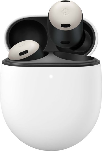 Front Zoom. Google - Geek Squad Certified Refurbished Pixel Buds Pro True Wireless Noise Cancelling Earbuds - Porcelain.